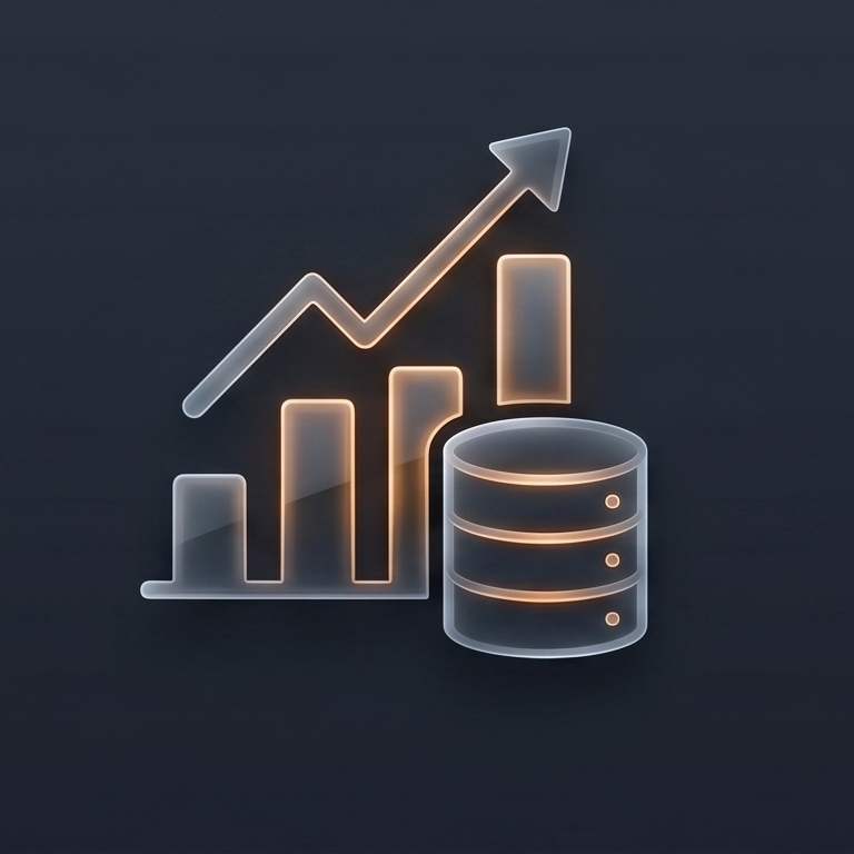 Icono de gestión de datos